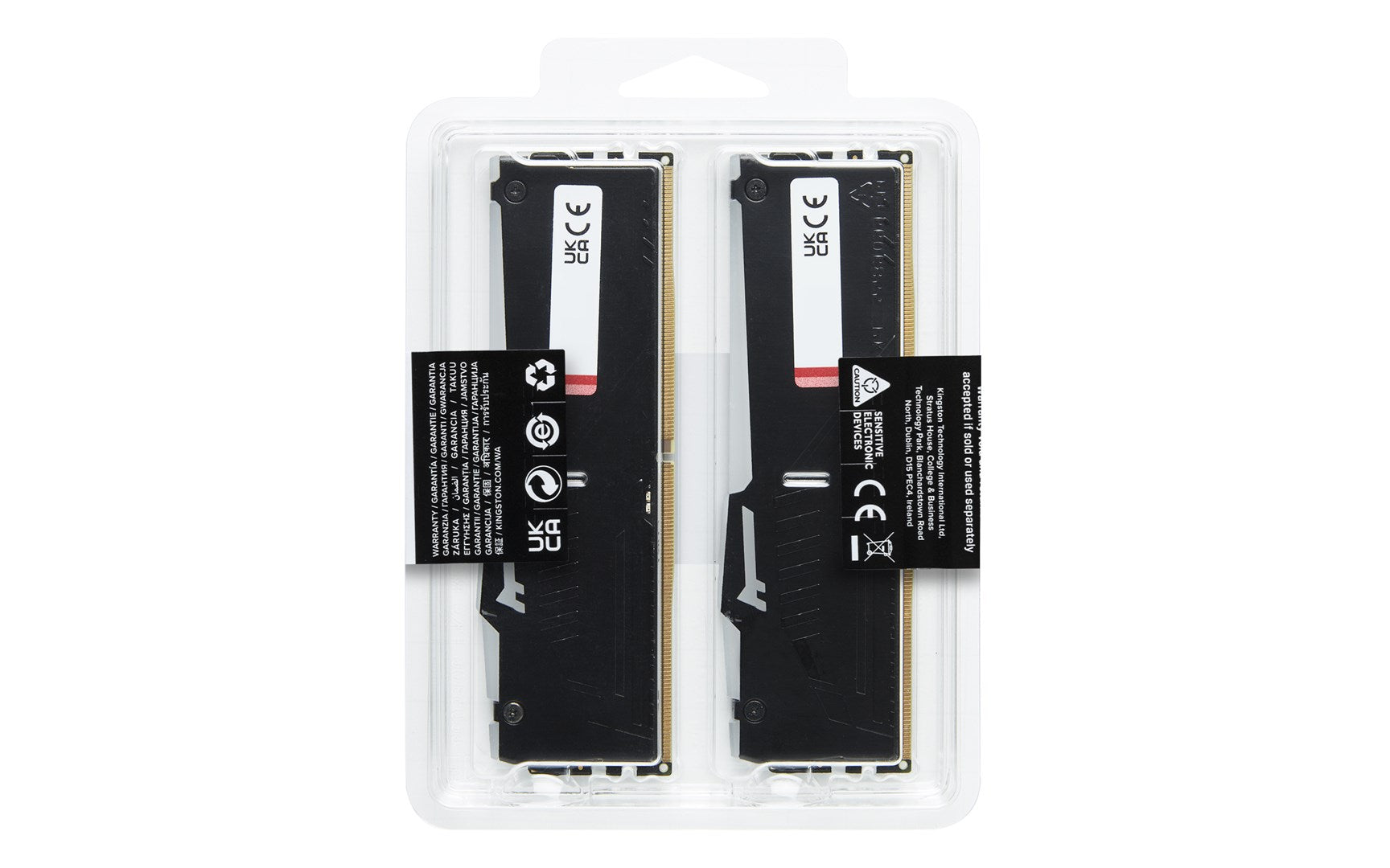 Kingston FURY Beast RGB - DDR5 - 32GB (2 x 16GB) - DIMM 288-PIN - 2800 MHz - CL40 - KF556C40BBAK2-32 PC5-44800