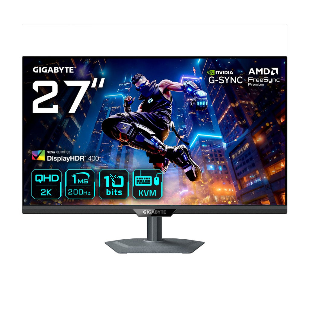 GIGABYTE M27Q2 QD 27” QHD Gaming Monitor - 200Hz 1ms FreeSync Premium HDMI 2.0 DisplayPort 1.4 200H cd/m2 HDR400