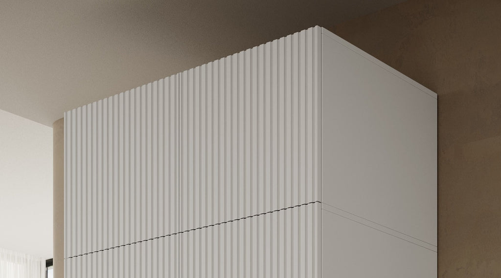 Wardrobe PAFOS 2D BASE 90x55.5x45 White Matt
