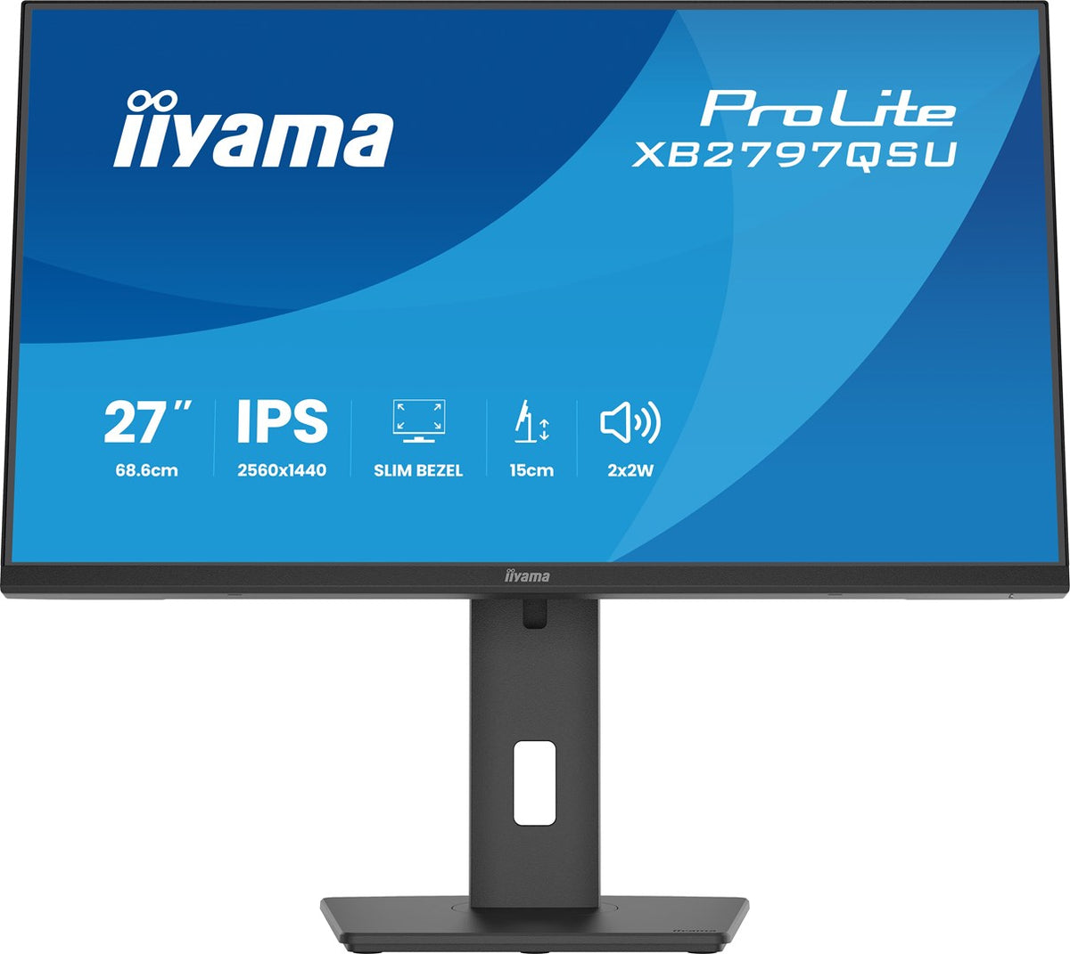 IIYAMA Computer Monitor 27 inch Quad HD 2560 x 1440 IPS XB2797QSU-B1