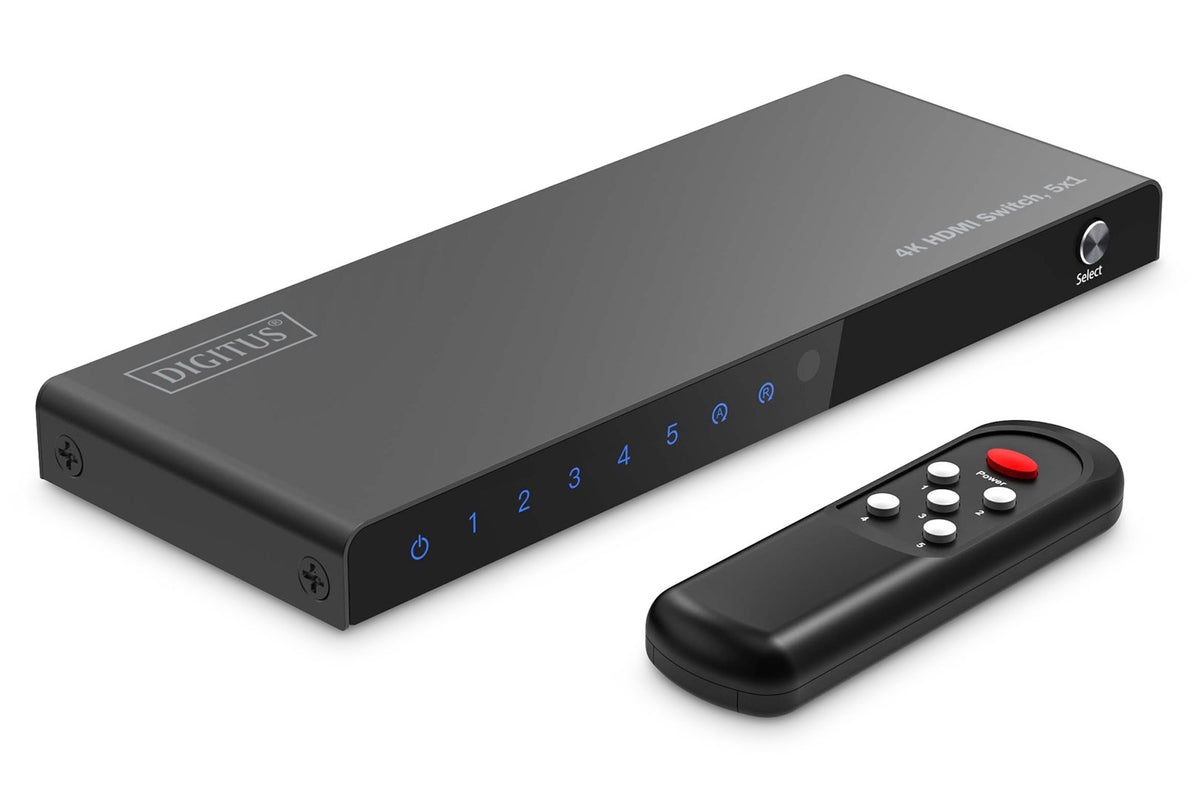DIGITUS DS-55332 4K HDMI Switch 5x1