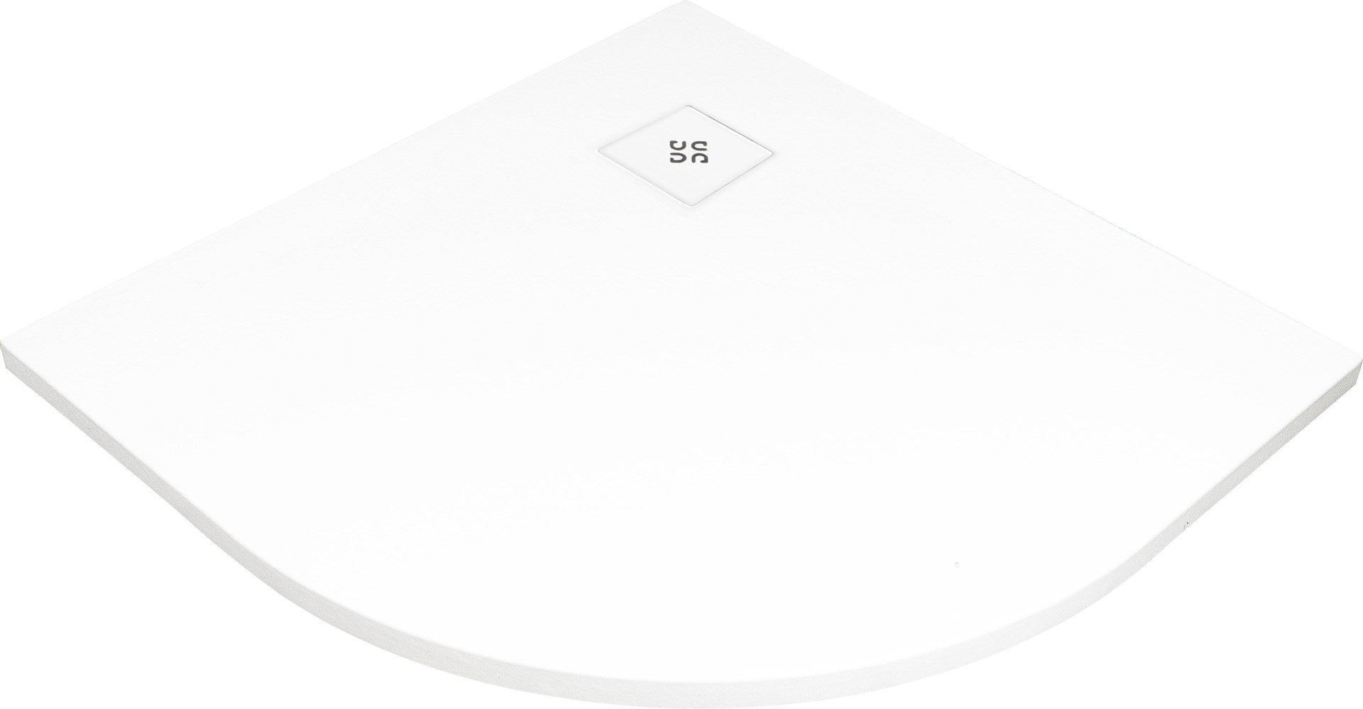 Deante Acrylic Semicircular Shower Tray 90x90 cm White