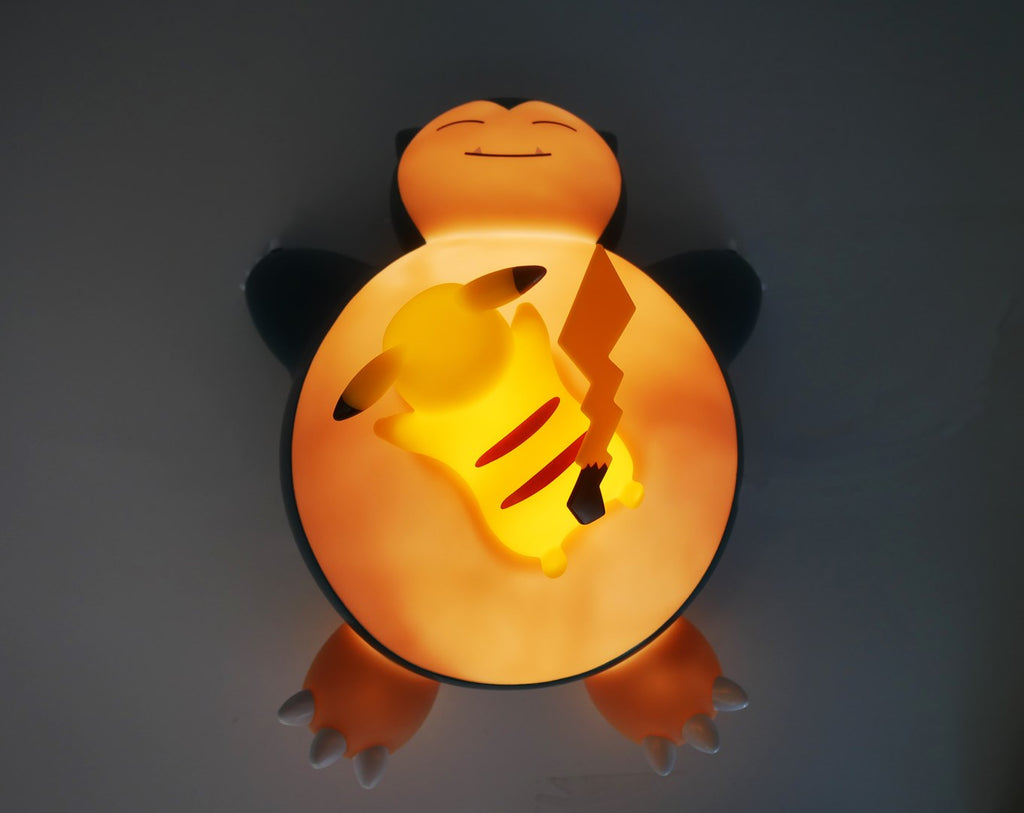 TF POKEMON LIGHT-UP FIGURE - SNORLAX & PIKACHU 25 CM