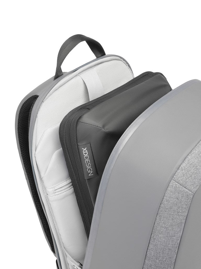 XD DESIGN Backpack 17 L Grey P706.2502 - Anti-Theft Design, Fits 15.6" Laptops