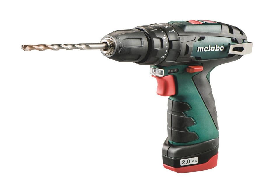 METABO 10.8V Impact Drill Driver 34/17Nm with 2x2.0Ah Li-Ion POWERMAXX SB BASIC