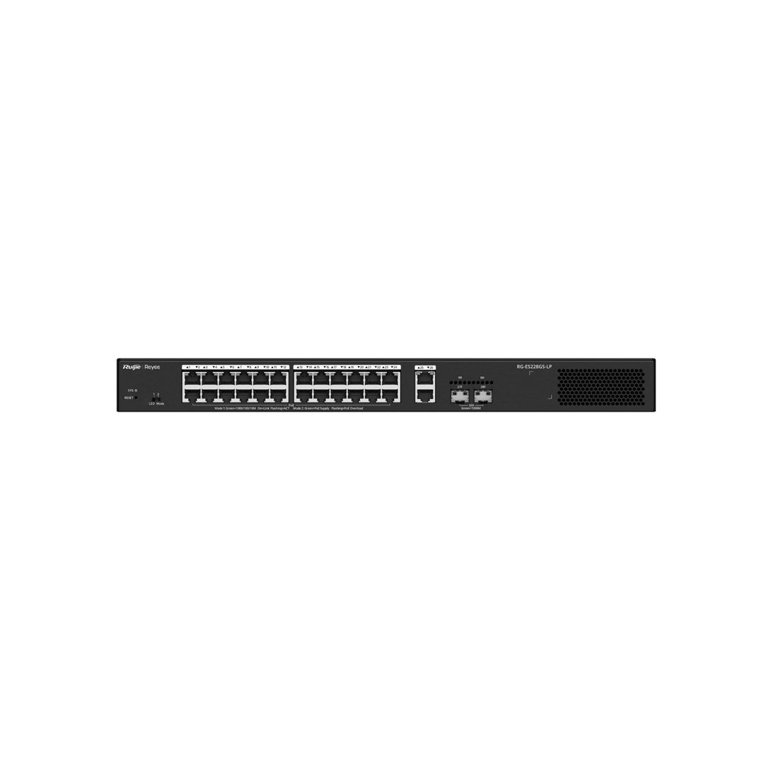 Ruijie Network Switch L2 Managed 26 Ports PoE 250 W RG-ES228GS-LP