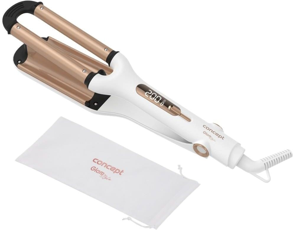 Concept KT2140 Hair styling device – waver gold  white