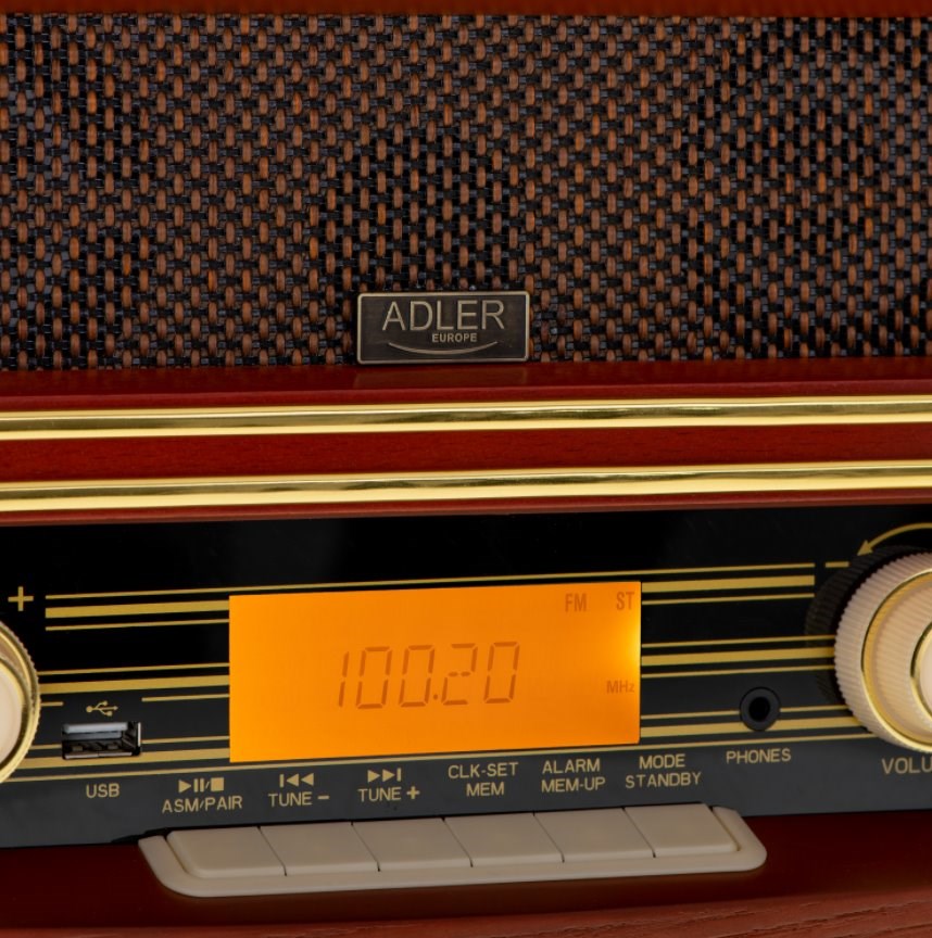 Adler Retro Radio Wooden Design 2860 g AD 1187