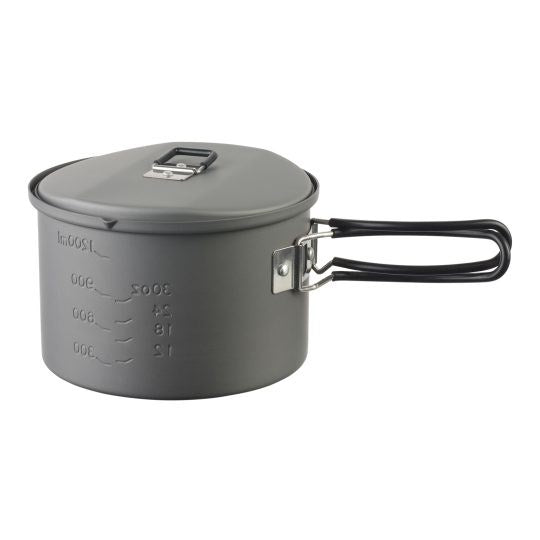 Esbit Outdoor Cookware Aluminum Pot 1600 ml - Lightweight Cooking Pot