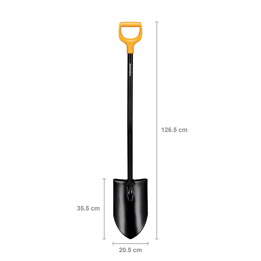 Fiskars Solid+ XL Sharp Spade Long Shaft 2350 g 1270 mm x 140 mm x 200 mm 1067517