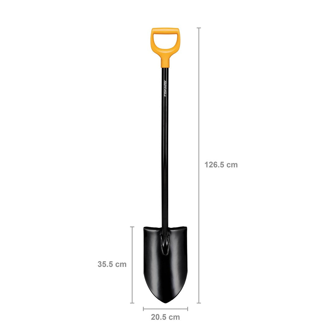Fiskars Solid+ XL Sharp Spade Long Shaft 2350 g 1270 mm x 140 mm x 200 mm 1067517