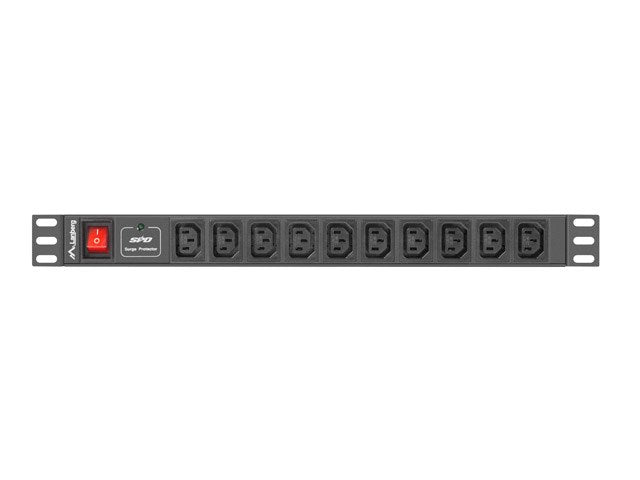 LANBERG PDU RACK POWER STRIP (1U 10A 7X IEC C13 2M)