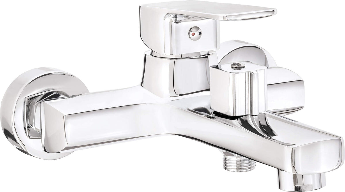 Deante Wall-Mounted Bathtub Mixer Chrome Single-Lever BLO 010M