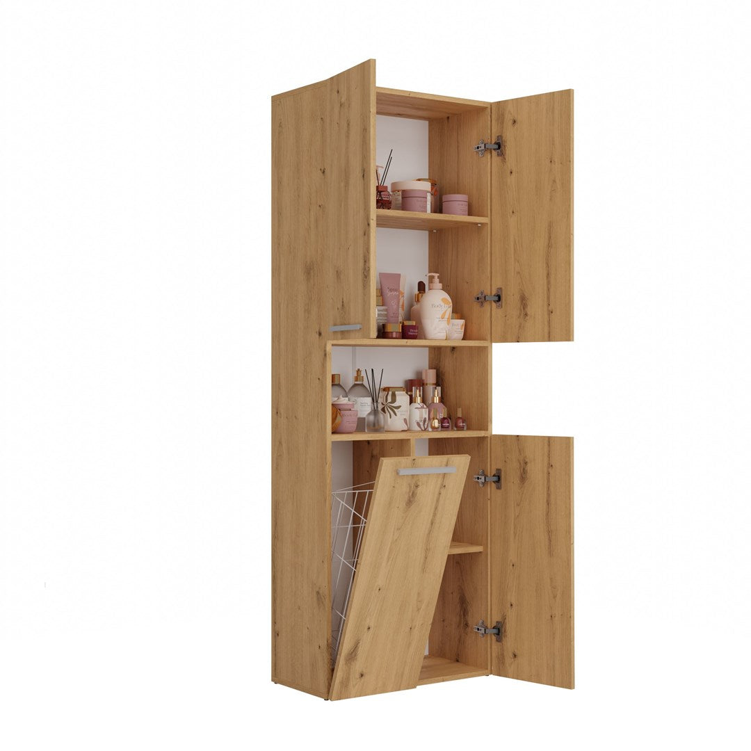 Topeshop NEL DK 1K - Bathroom Storage Cabinet Oak