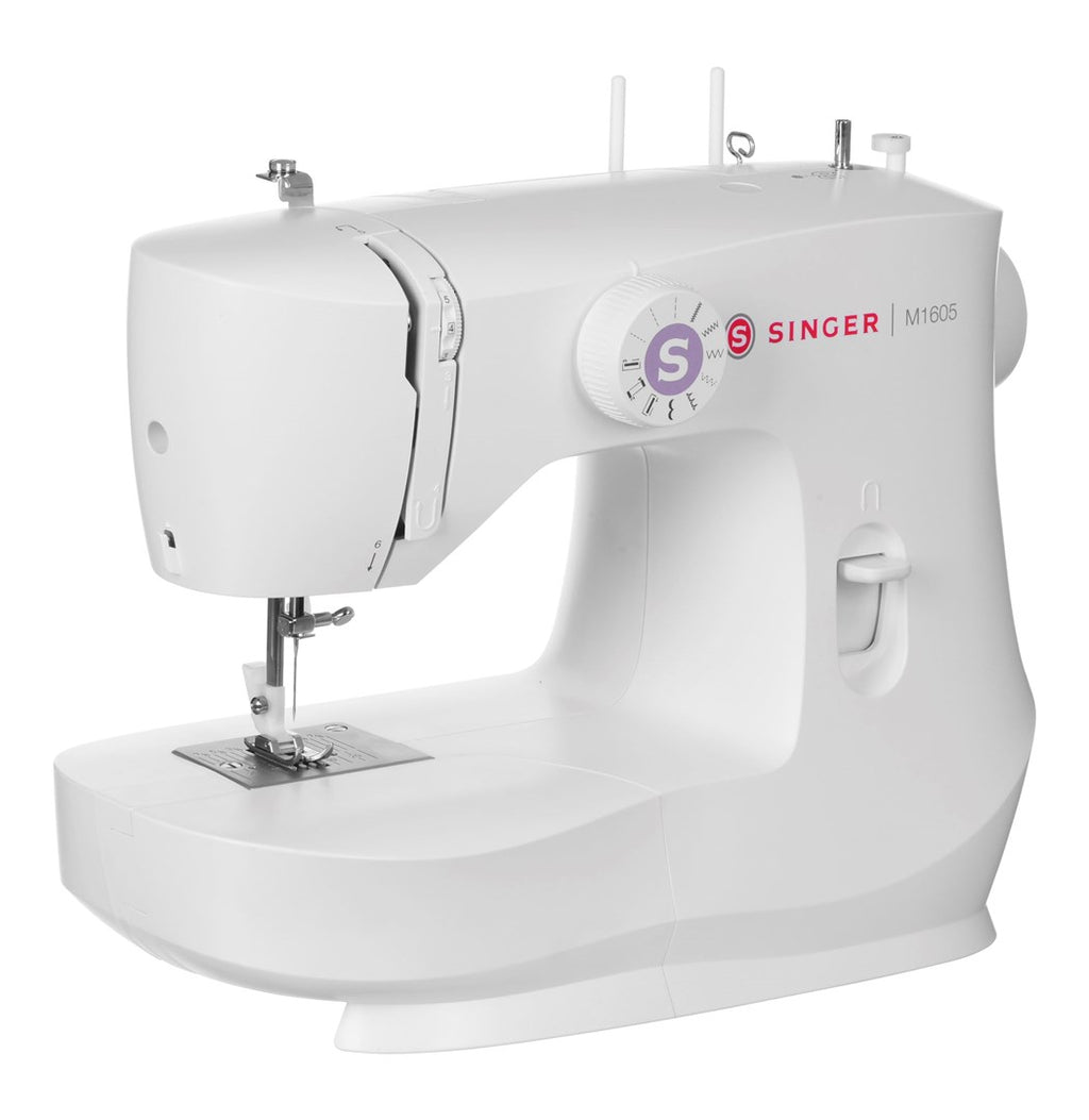 Singer M1605 Sewing Machine - 6-Stitch - Free Arm - White (230212102)