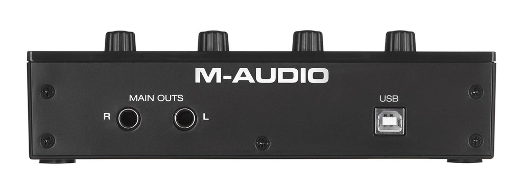 M-AUDIO M-Track Duo - USB Audio Interface - Crystal Preamplifier - 16 bit 48 kHz - Black