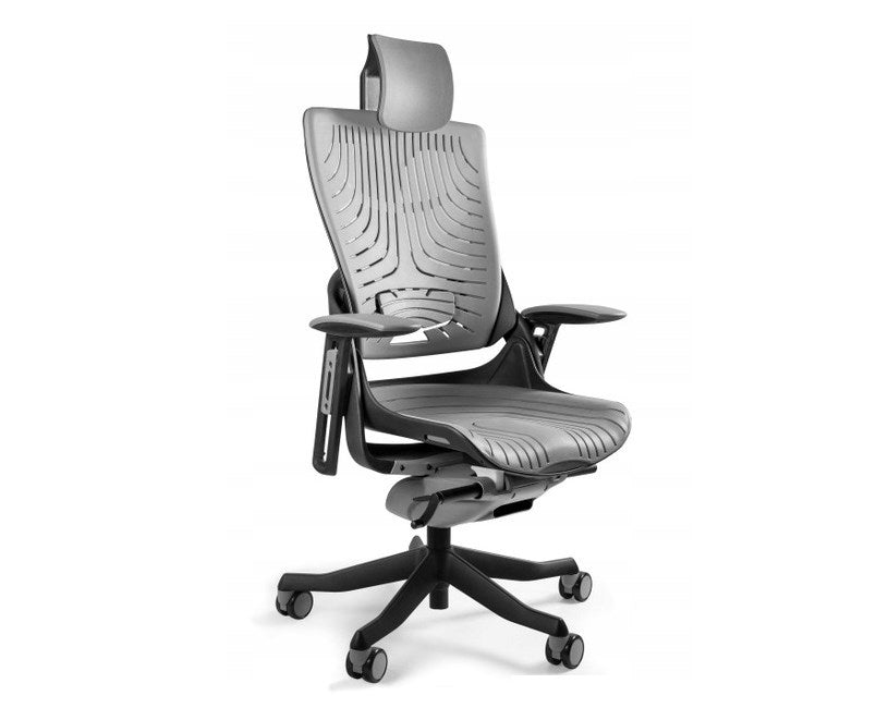 Wau 2 TPE-8 office chair  grey/black elastomer
