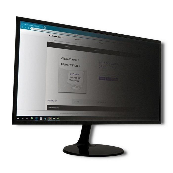 Qoltec 51061 Display Privacy Filter 61 cm (24)
