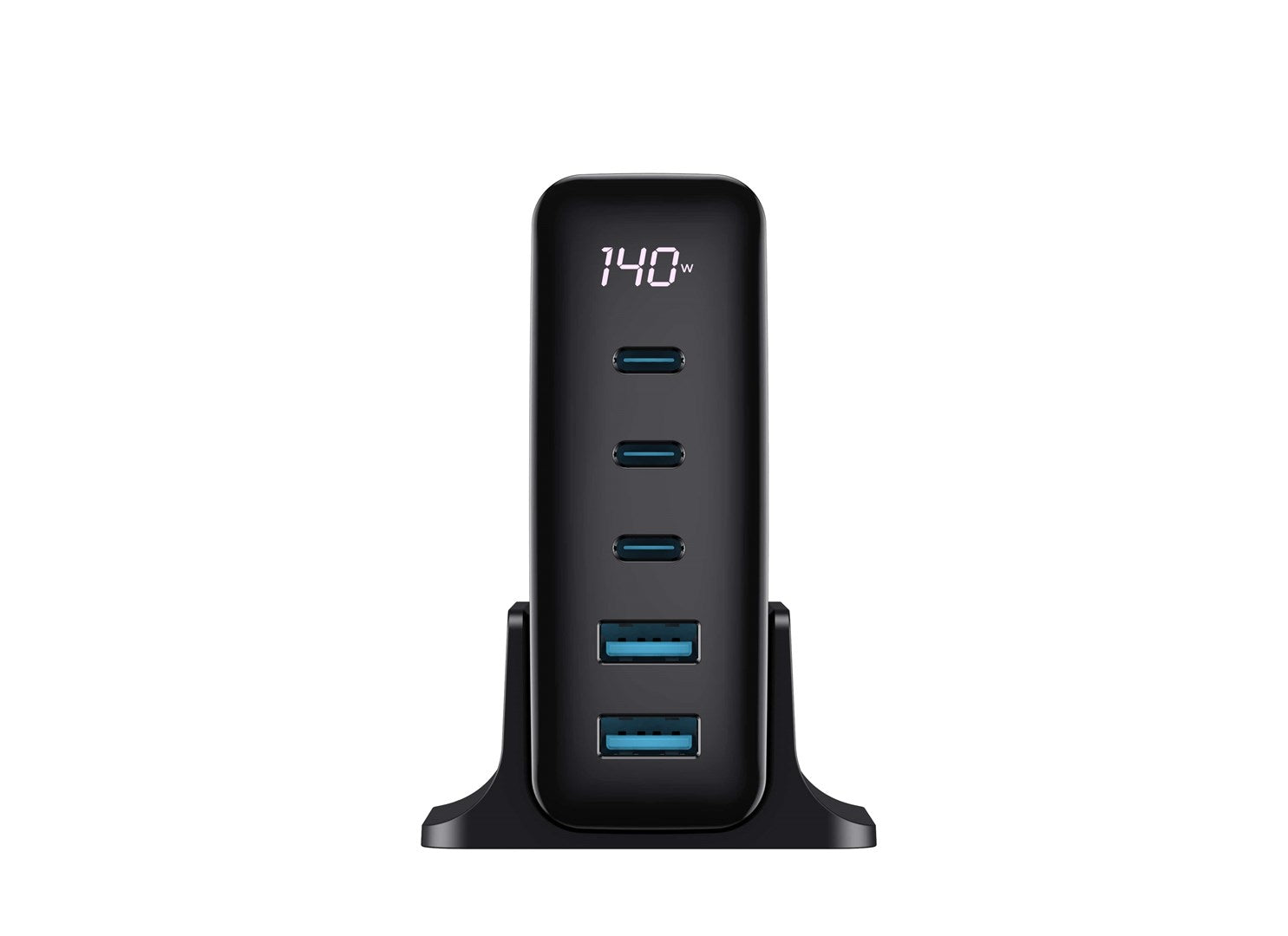 Havit UCLE004 EU - GaN five-port travel charger 140 W  black