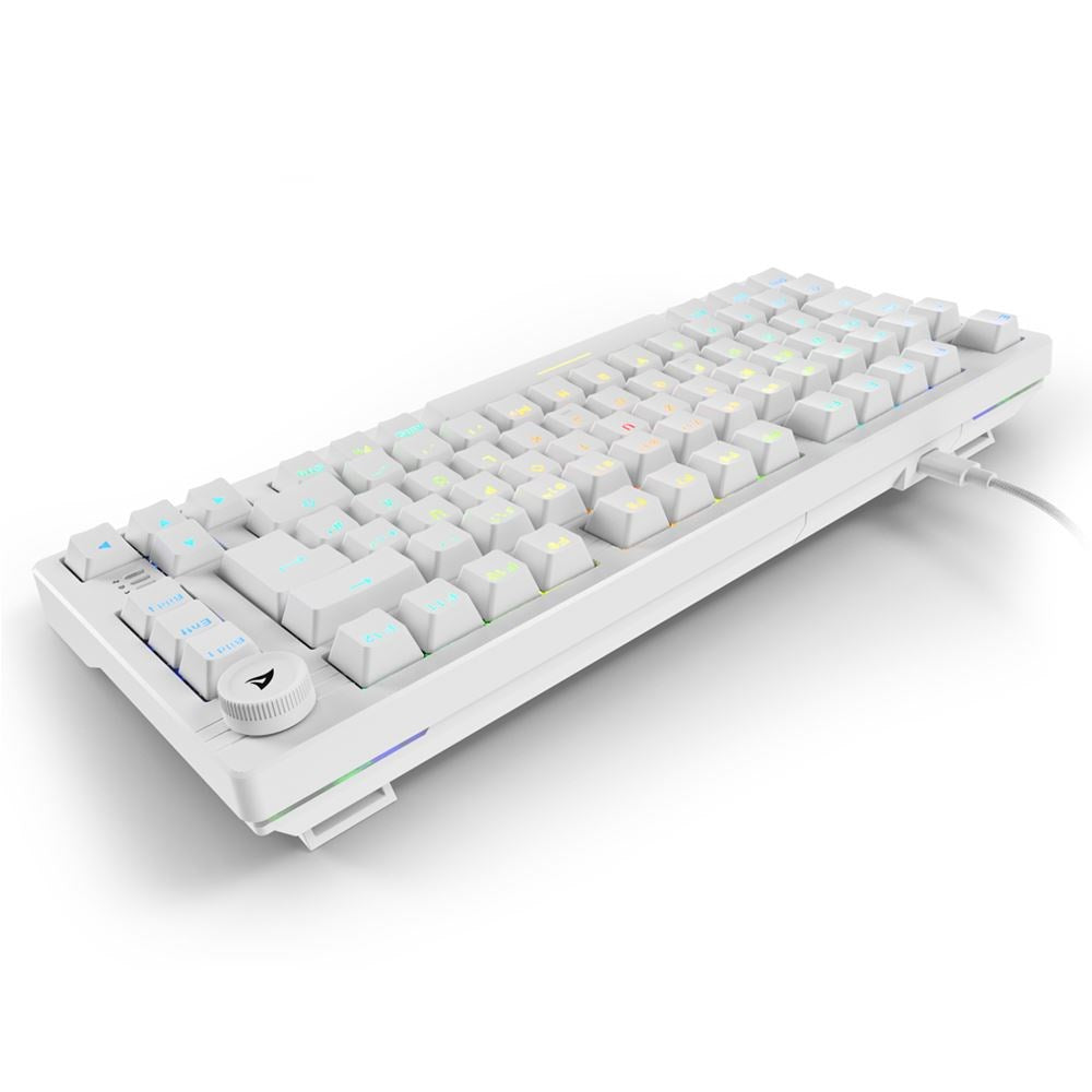 Sharkoon SKILLER SGK25 Gaming Keyboard - White - DE Layout
