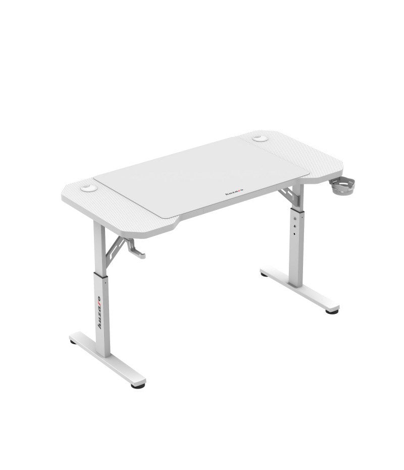 Huzaro Hero 2.6 Gaming Desk White - Manual Height Adjustment from 560 mm to 790 mm