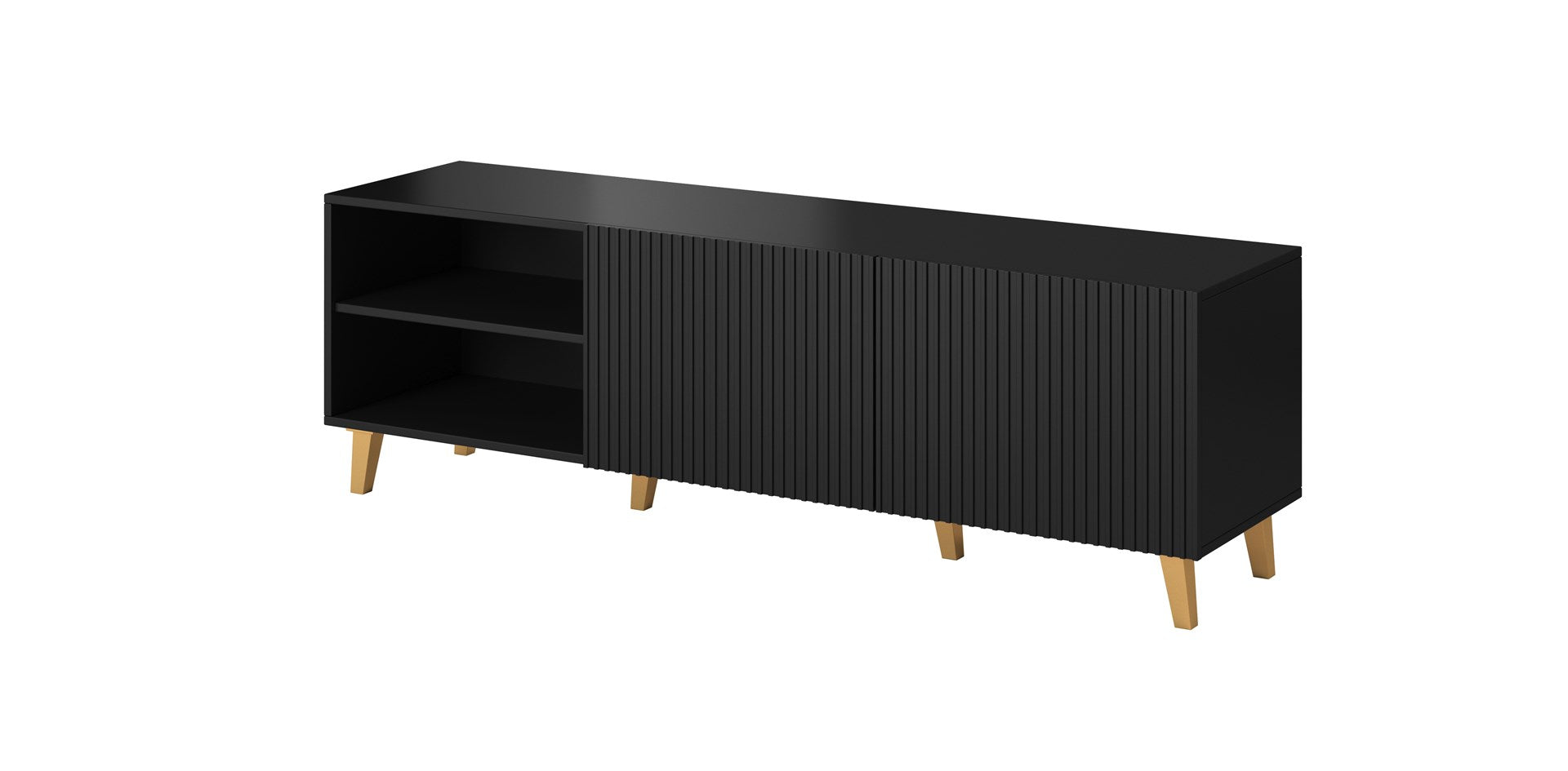 Cama RTV Cabinet PAFOS 150x42x52 Black Matt