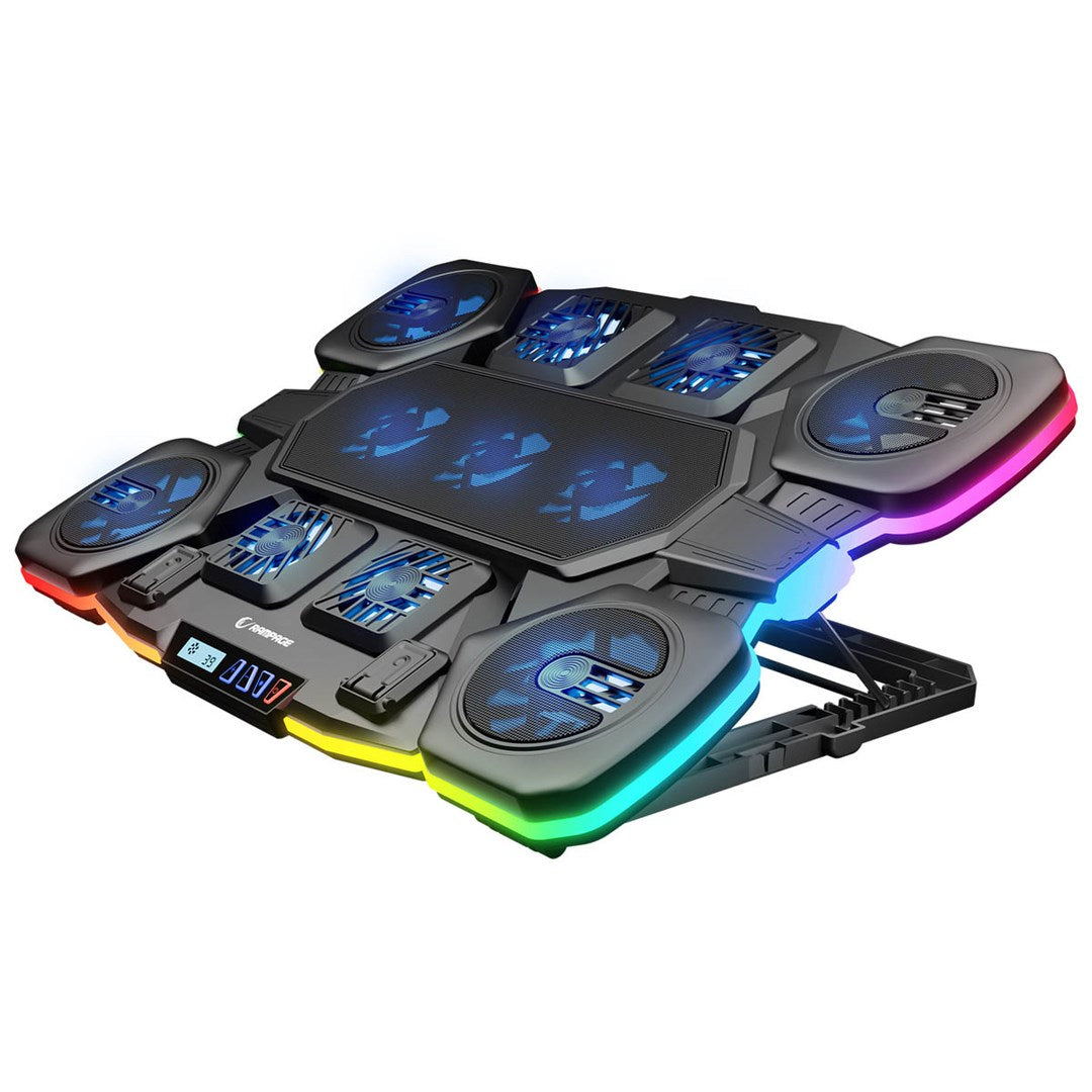 RAMPAGE GAMING GLACIER LAPTOP COOLING STAND black