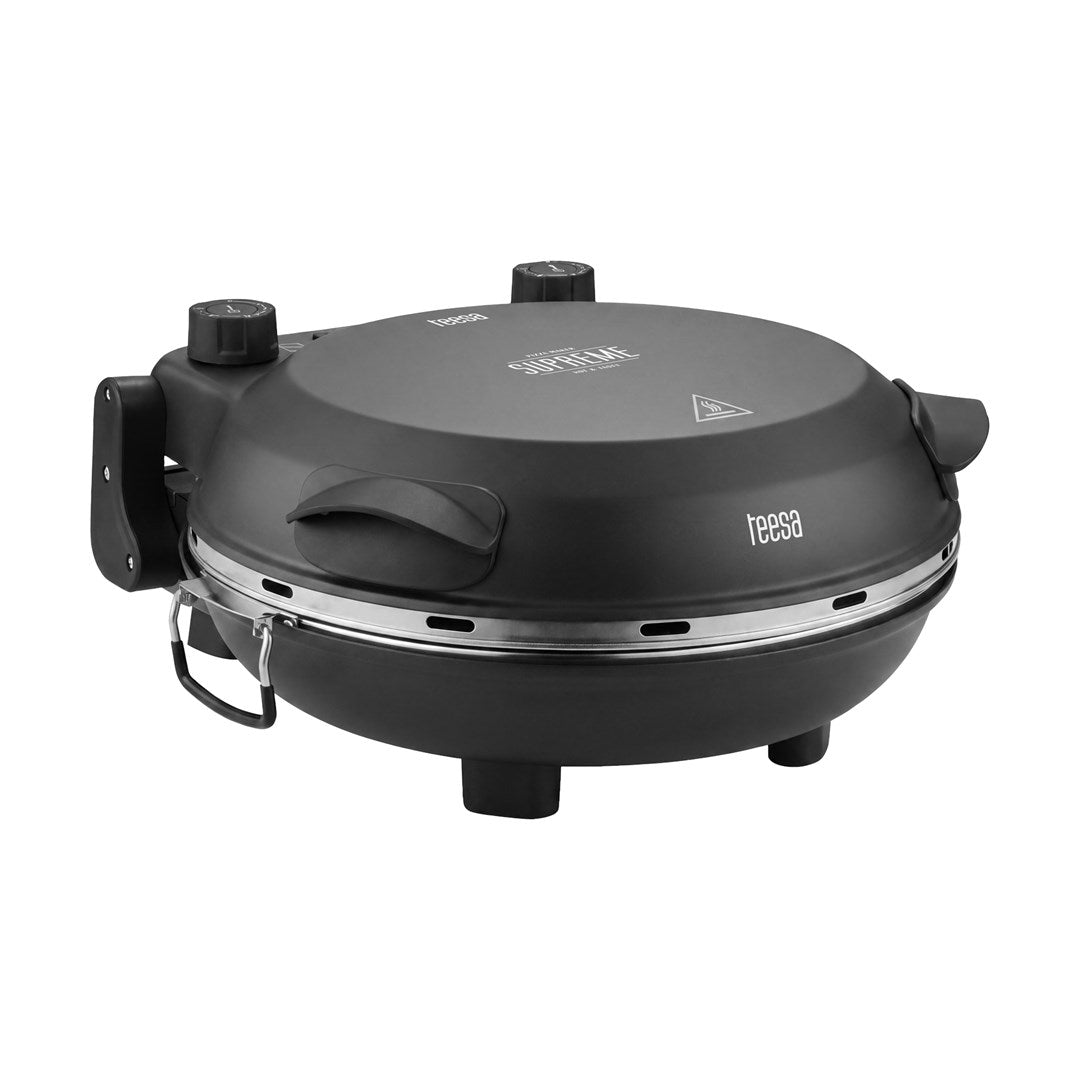 teesa Pizza Oven 1200W 420°C Black TSA3241-B