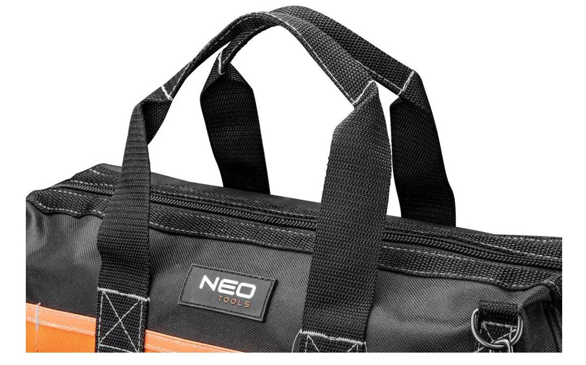 NEO TOOLS Tool Bag - Nylon 600D - Orange/Gray - 84-305