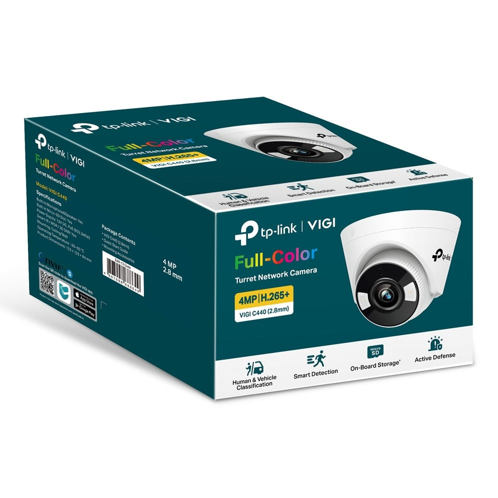 TP-LINK VIGI C450 5MP Full-Color Turret Network Camera 2.8 mm