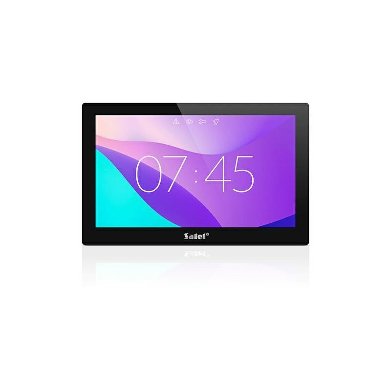 SATEL 10" Touchscreen Keypad (Black) INT-TSH210-B - Touchscreen Control Panel