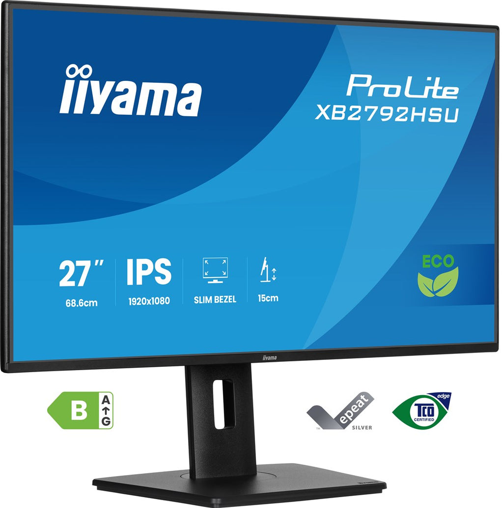 IIYAMA ProLite XB2792HSU-B1 Monitor 27" Full HD 1920x1080 3ms Model 569098