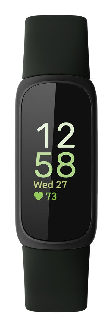 Fitbit Inspire 3 - Black - Activity Tracker - Silicone Band - Bluetooth (FB424BKBK)