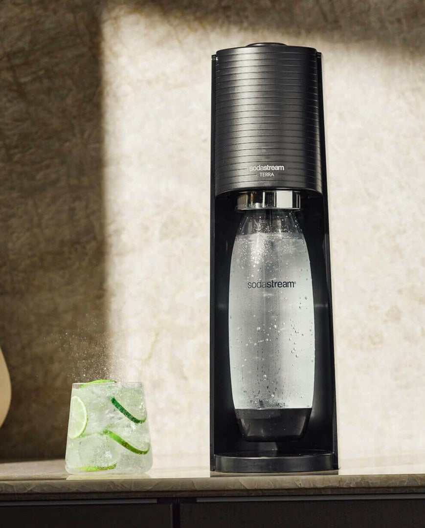 SodaStream Terra Nero Value Pack Metal  Plastic  Polyethylene terephthalate (PET) Black