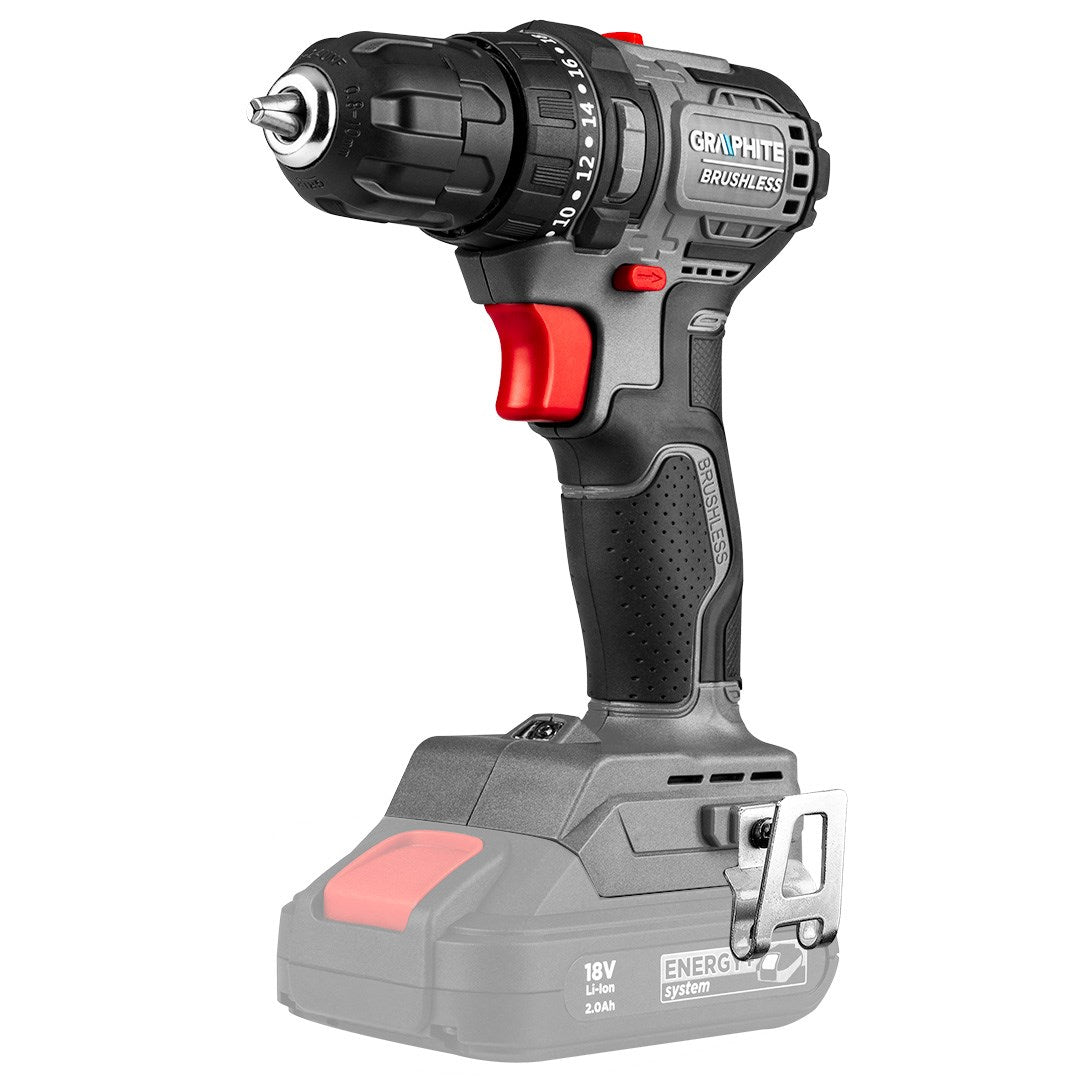 Brushless Drill Driver 18V  10mm Chuck  Compact  Energy+  without Battery