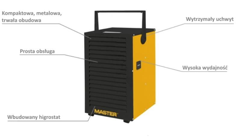 MASTER DH732P Dehumidifier 30 L/24h