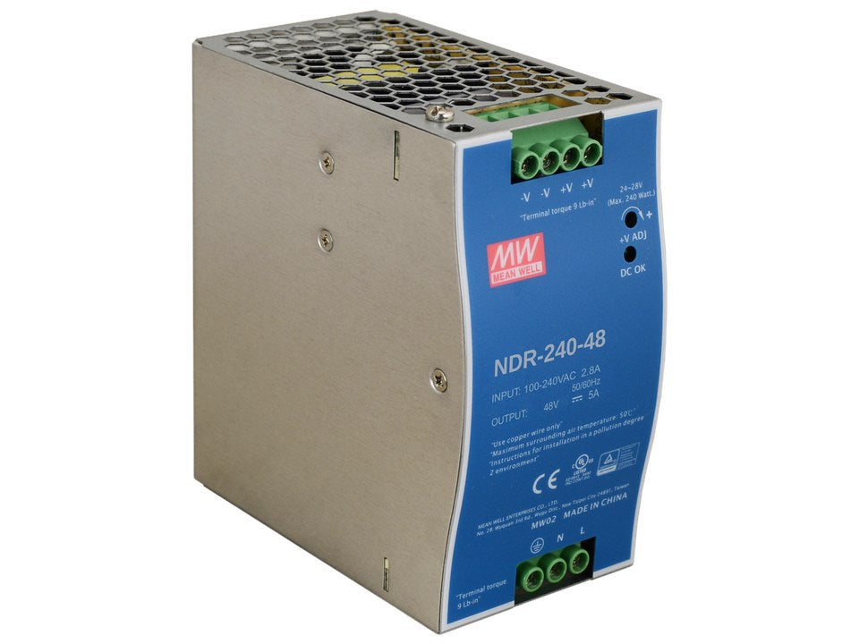 MEAN WELL DIN Rail Power Supply NDR-240-48 48V/240W/5A