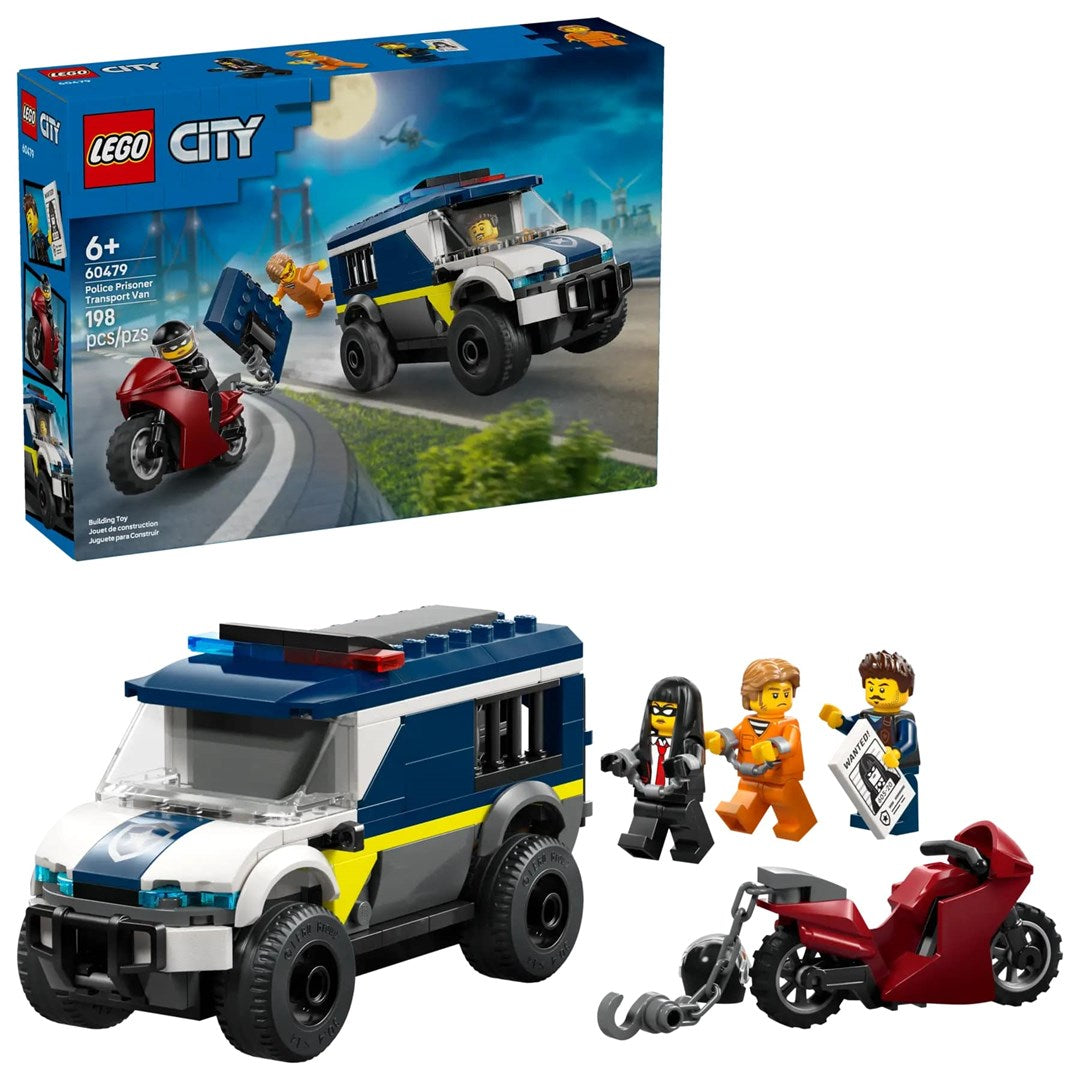 LEGO CITY Police Prisoner Transport Van 60479 - 198 Pieces