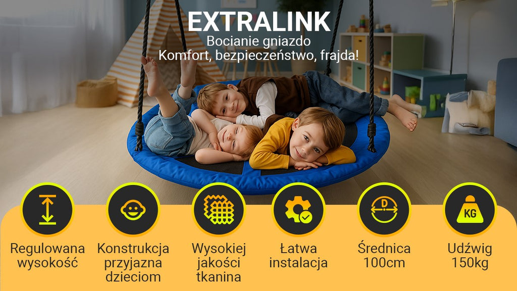 Extralink Bouncer and Swing Blue 3900 g Indoor SW100X NIEBIESKIE