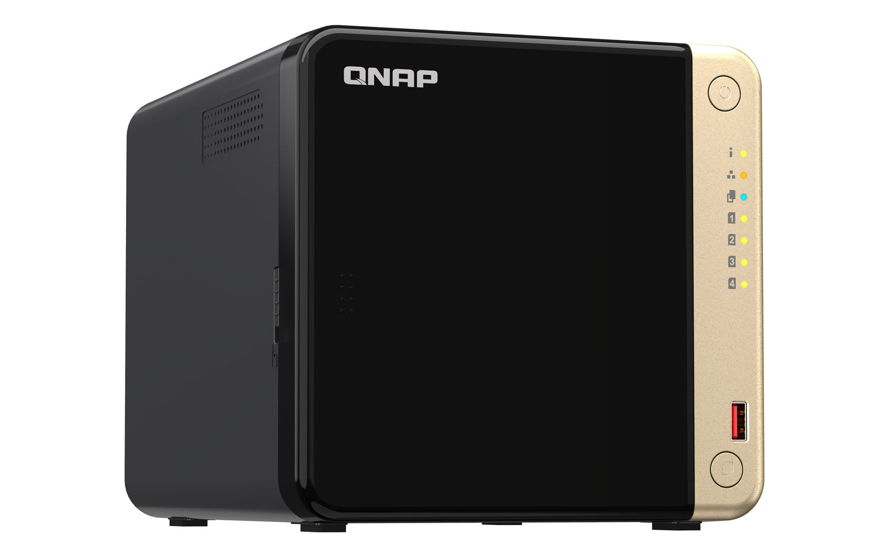 QNAP TS-464 - NAS Server - 4 Bays - SATA 6Gb/s - RAID 0,1, 5,6, 10, JBOD - 8 GB RAM