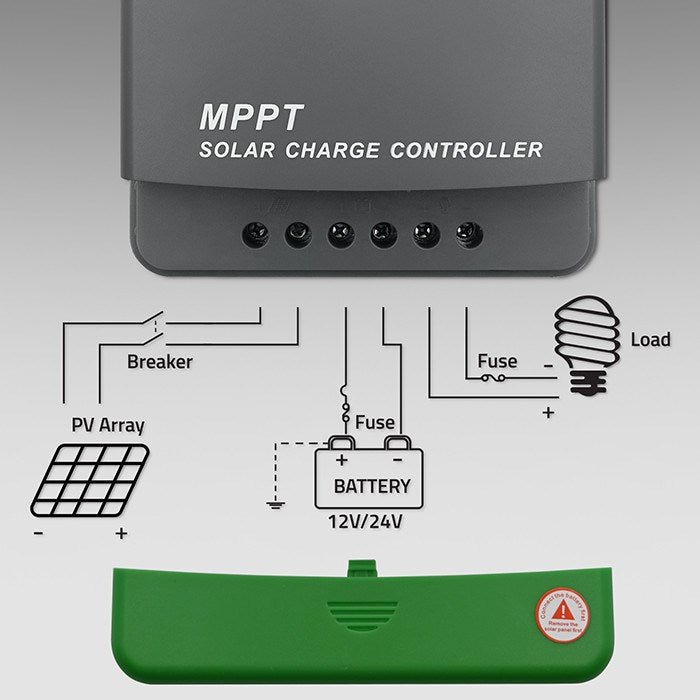 Solar Charger MPPT 60A with Temperature Sensor