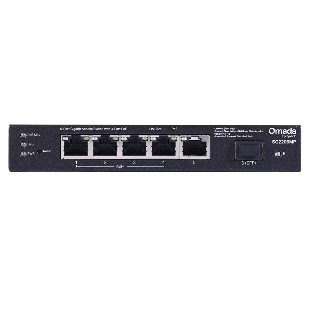 TP-Link SG2206MP Network Switch L2 Gigabit Ethernet PoE
