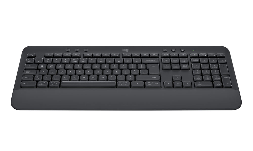 Logitech Signature K650 Wireless Keyboard, Bluetooth 5.1, QWERTY, Graphite
