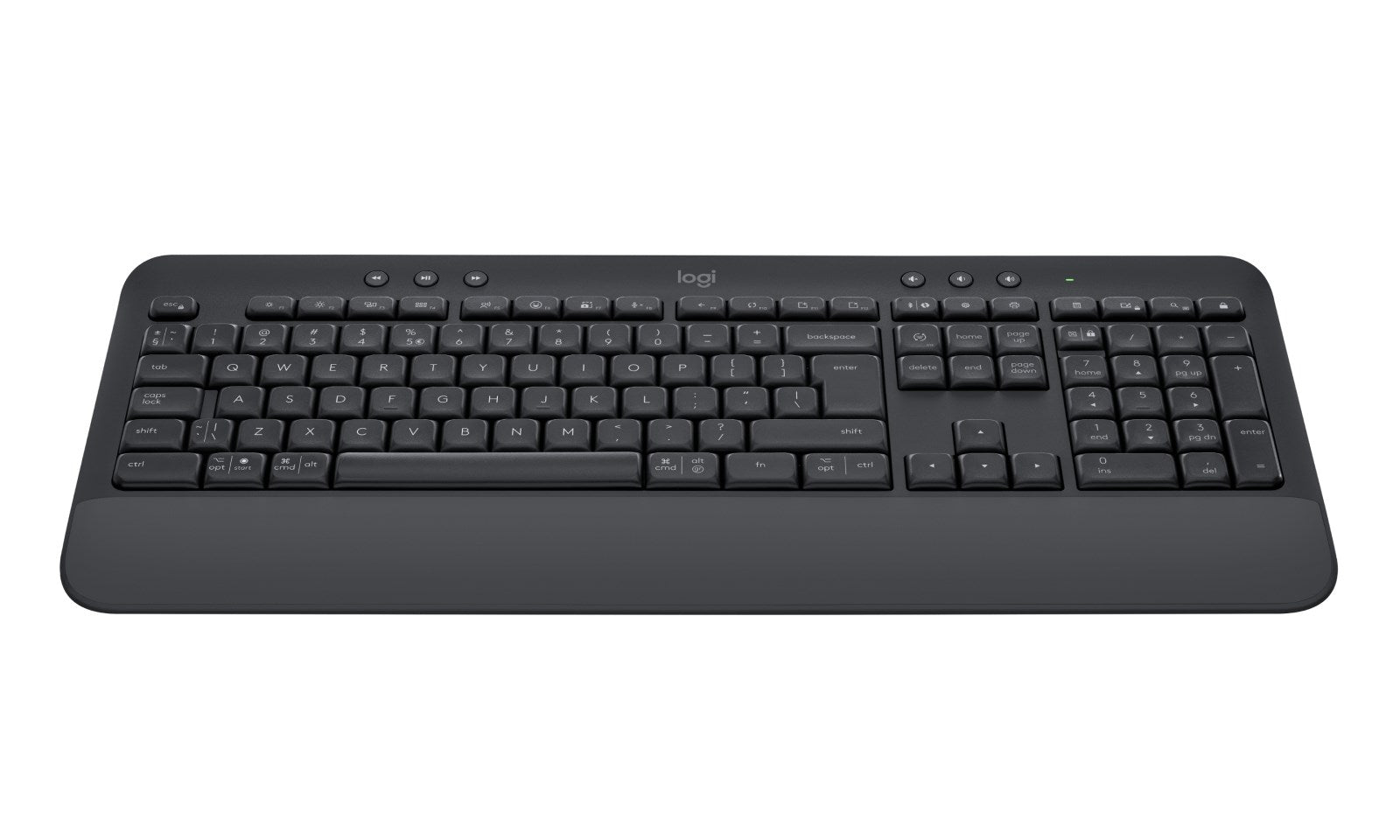 Logitech Signature K650 Wireless Keyboard, Bluetooth 5.1, QWERTY, Graphite