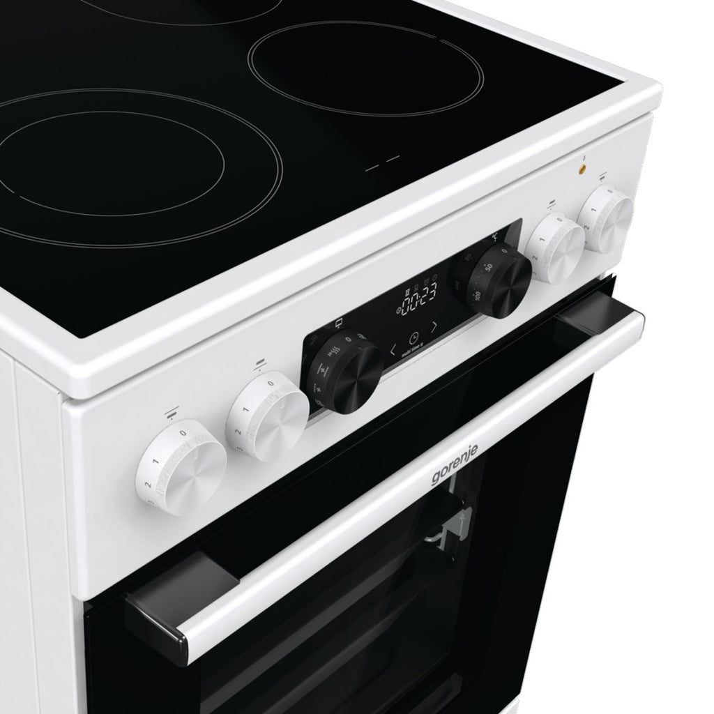 Gorenje GECS5C70WA Freestanding Cooker Coil Hob White