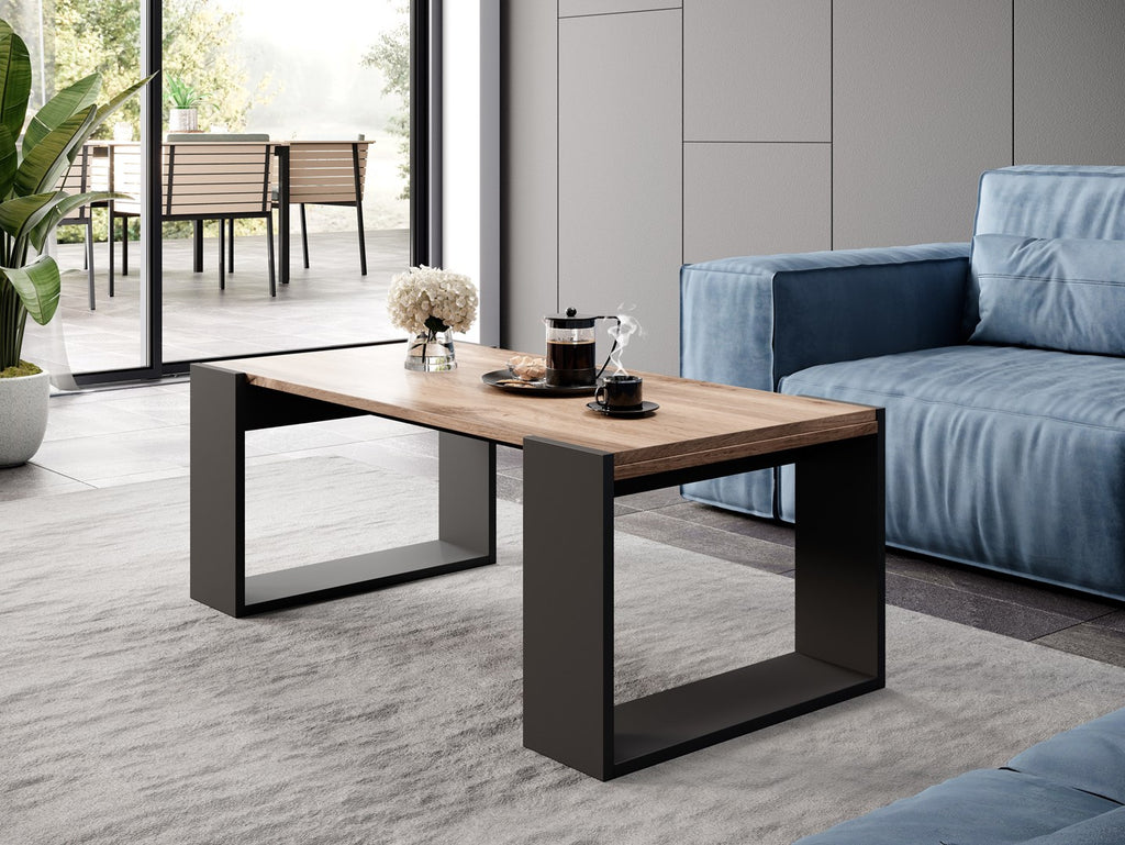 Cama WOOD Bench/Table 120x54x46 Oak Wotan/Anthracite