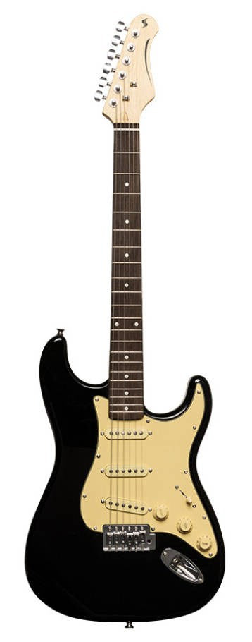 Stagg Electric Guitar SES-30 BK - 6000 g - 500 mm Width - 1200 mm Length