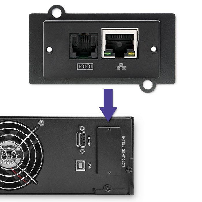 Qoltec UPS RACK 1KVA 800W LCD