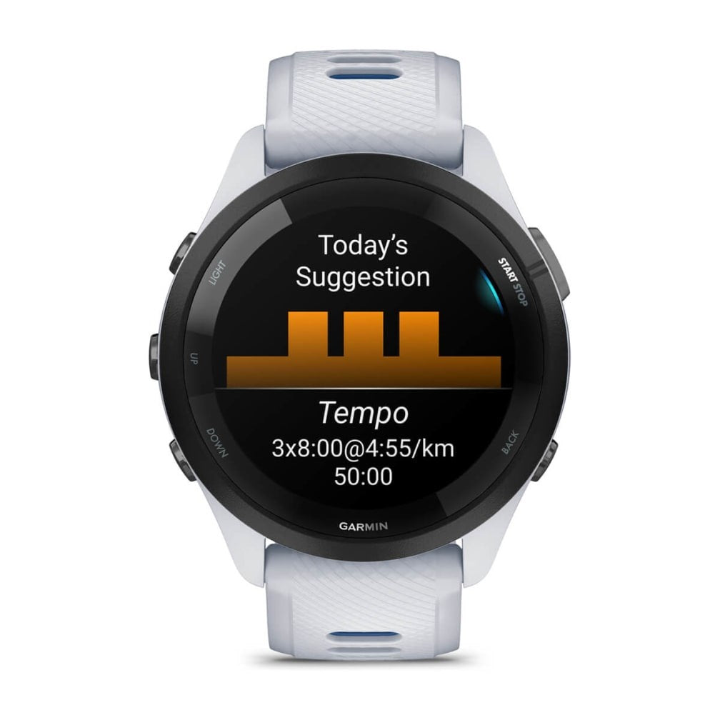 Garmin Forerunner 265 Smartwatch 46 mm Whitestone with Strap (010-02810-11)