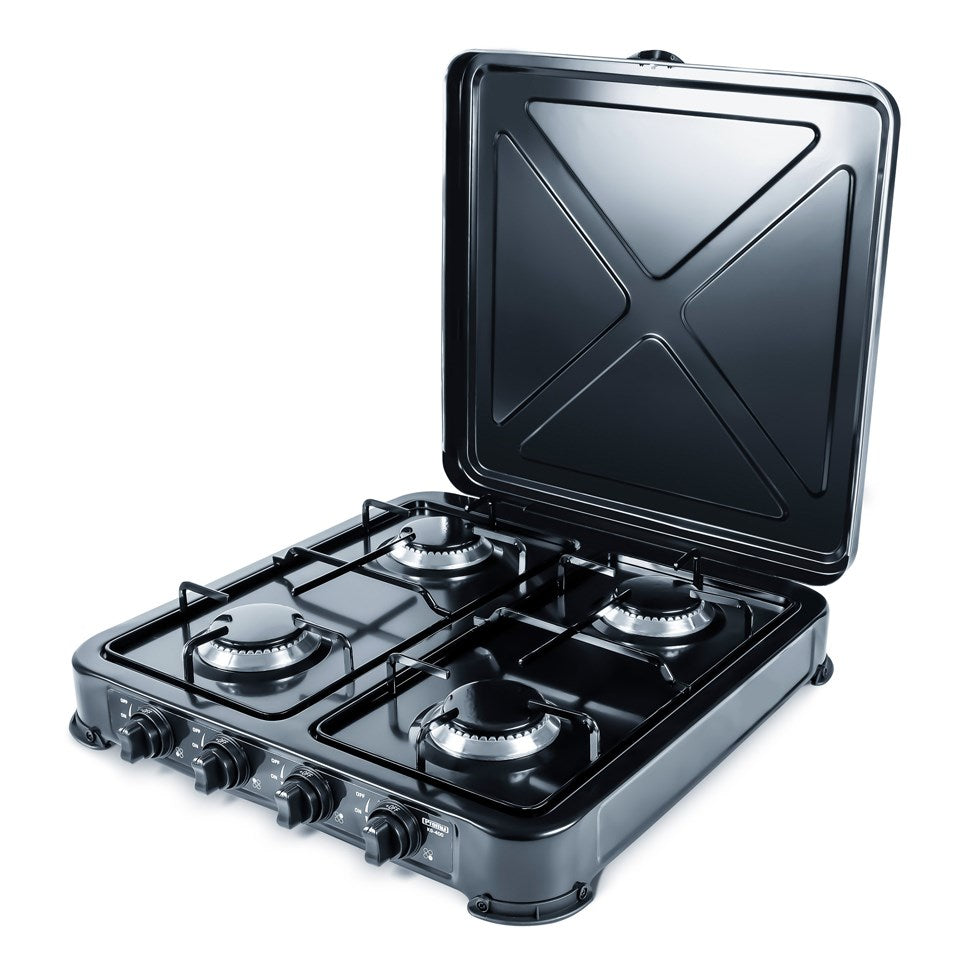 PROMIS KG400B Black Countertop Gas Hob